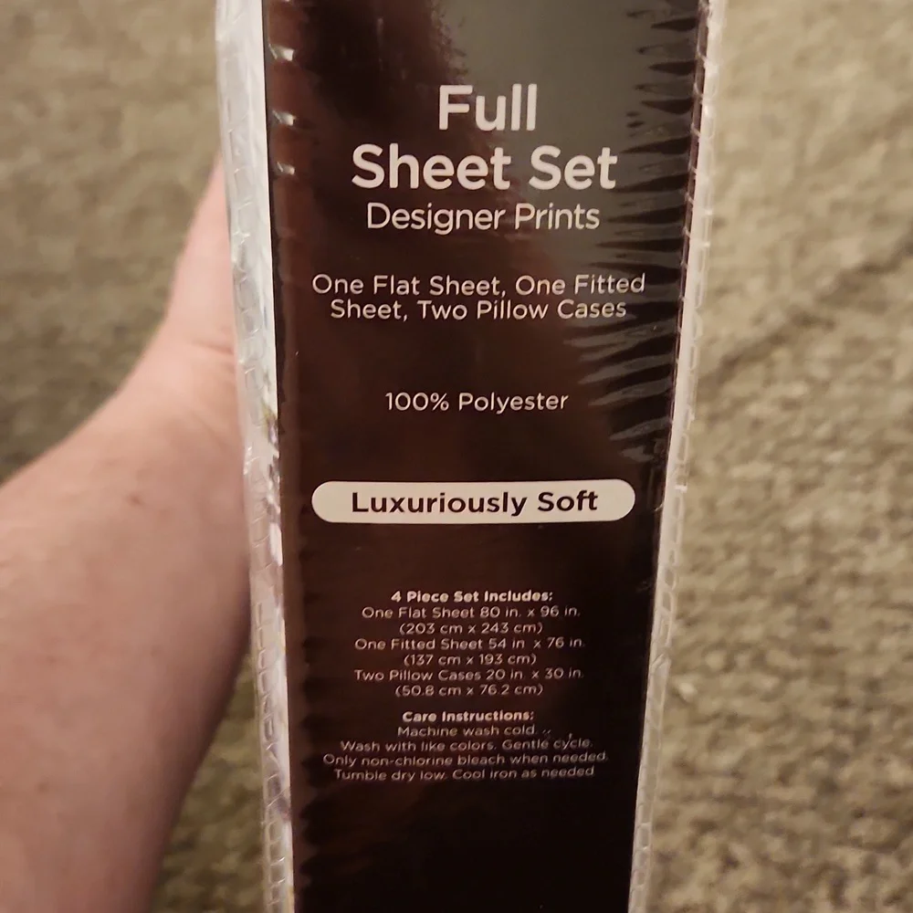NWT Comfort Bay Full Sheet Set